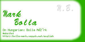 mark bolla business card
